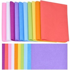 60 Sheets 20"x14" Wrapping Tissue Paper Bulk in 10 Assorted Colors for Gift....