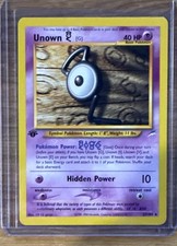 Unown [G] 27/105 Neo Destiny Regular on eBay