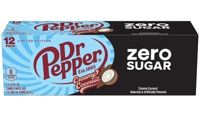Dr Pepper Creamy Coconut Zero Sugar LIMITED EDITION 12 Pack
