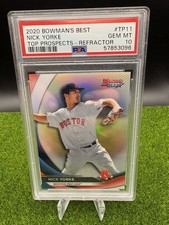 2020 Bowman's Best - Top Prospects Nick Yorke #TP-11 Refractor (RC) PSA 10 GM
