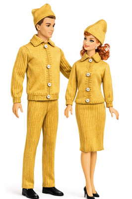 Barbie Ken DOLL Wardrobe Sewing Pattern McCall's 6901