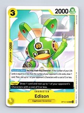 EDISON OP13-102 UNCOMMON CARRYING ON HIS WILL ONE PIECE NM