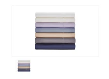 Hudson Park Collection 500TC Sateen Wrinkle-Resistant Queen Fitted Sheet - 100%