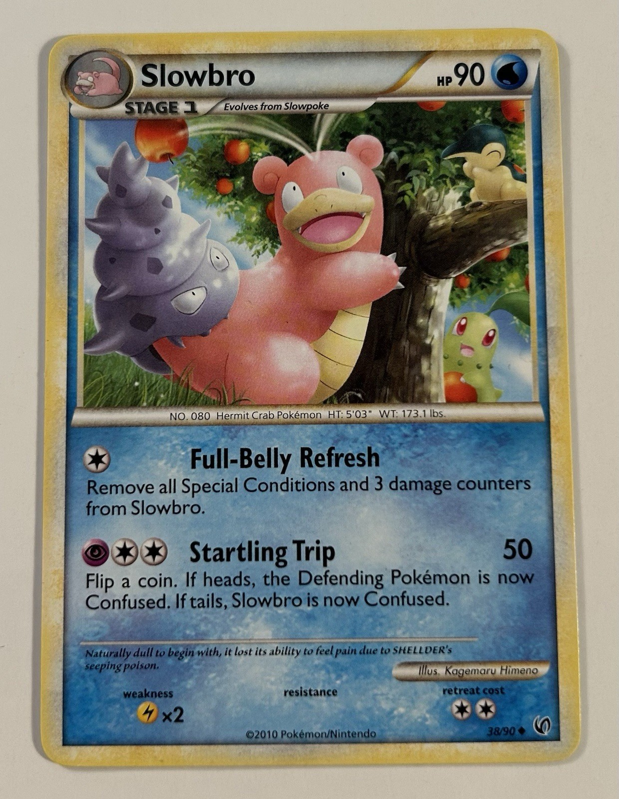 Slowbro 38/90 Undaunted Regular - Pokémon Card LP