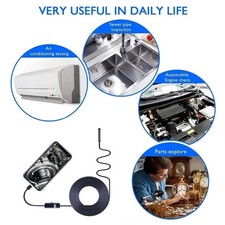 LED USB Snake Endoscope Borescope HD Inspection Camera Scope For Android Type C