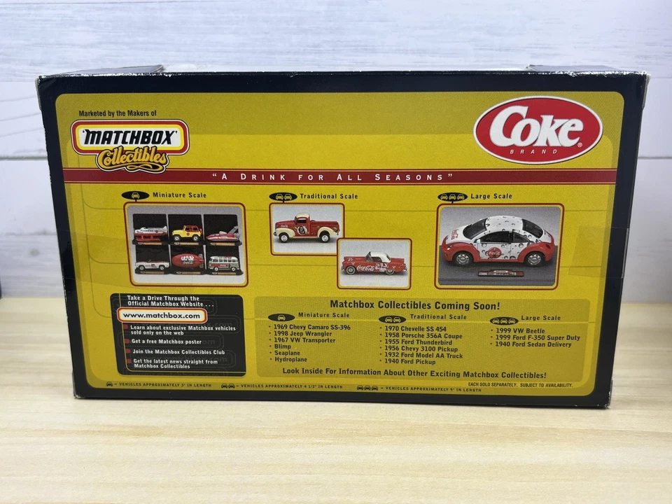 Matchbox Collectibles 1955 Ford Thunderbird-1940 Ford Pick Up Coca Cola - Image 3 of 4
