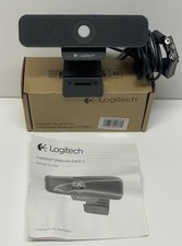 Logitech Webcam C920-C Built In Lens Cover Stereo Microphone 1080p USB Black