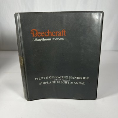 Beechcraft Bonanza F35 Pilots Operating Manual 1994 