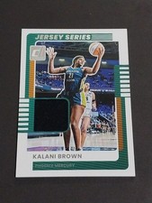 KALANI BROWN 2025 Donruss WNBA Basketball Memorabilia Jersey Card #63 Mercury