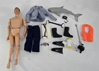 S-767 VINTAGE 1960'S HASBRO 12" GI JOE ACTION FIGURE WITH CLOTHING & ACCESSORIES