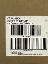 NEW Moen Voss 24" Towel Bar - BRUSHED GOLD - YB5124BG gen cosmetic 
