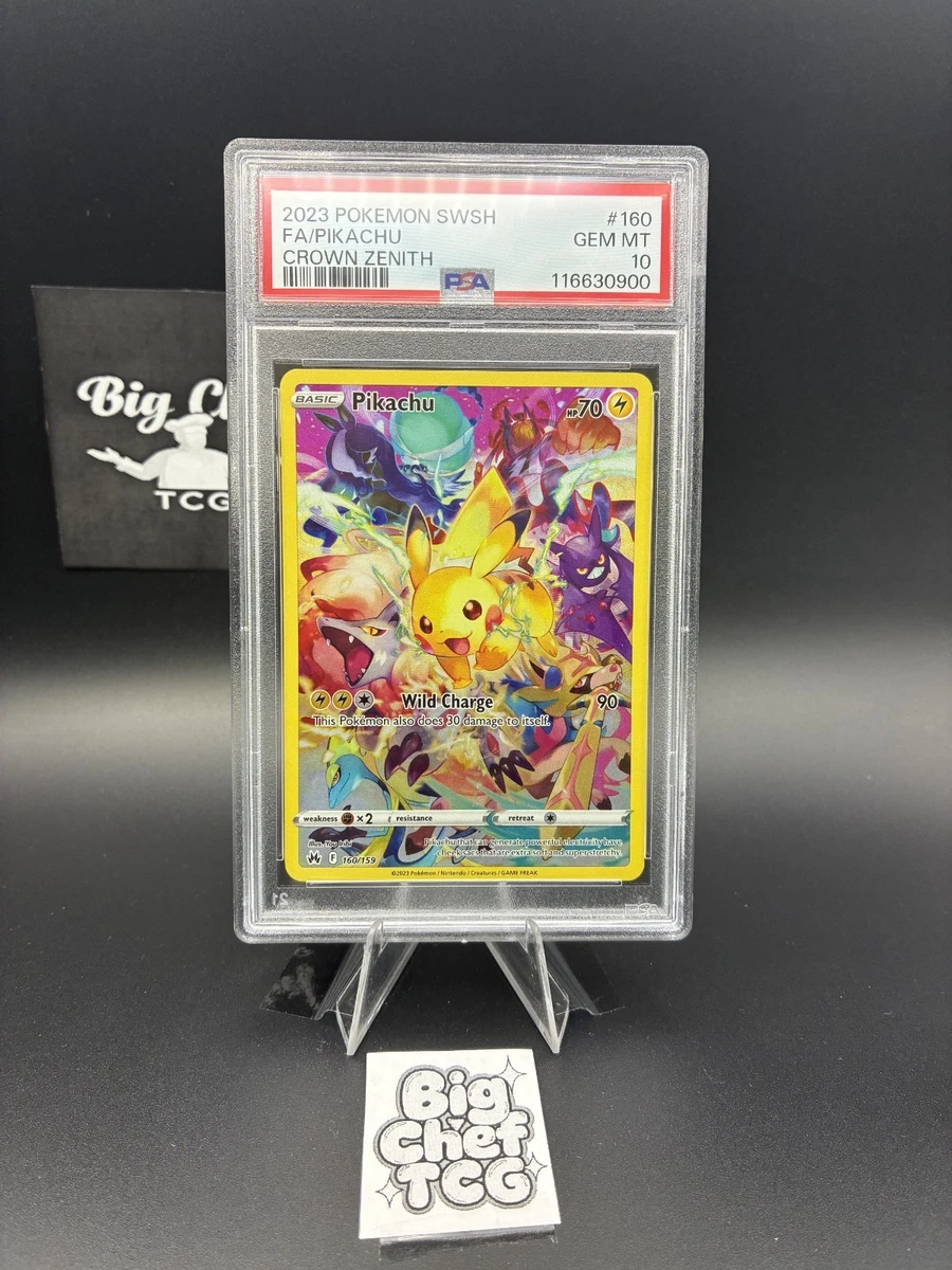 Pokémon TCG Grade 10 Pikachu Individual Collectible Card Game