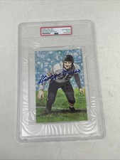 George Musso Goal Line Art Card Signed Auto PSA DNA Slabbed Chicago Bears