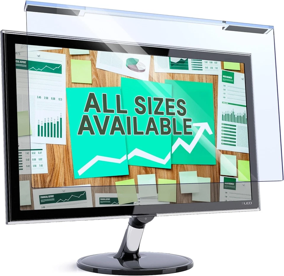 5-Layer Eye Protection Filter for 24-Inch Monitors - Easy Install, Durable - Image 3 of 4