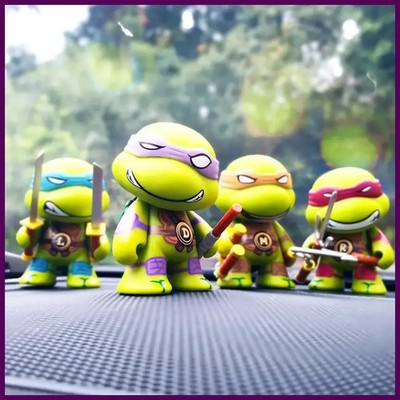 2026 new 4pcs ninja Turtle TMNT figure with movable joints Birthday for Kids