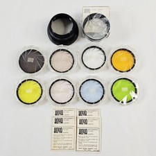 Lot Of 10 Hoya 55mm Photographic Coated Camera Lens Filters Hoods Vivitar Japan