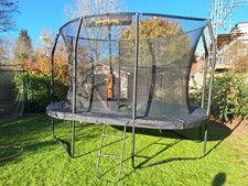 Jumpking Ultra Oval POD Trampoline 13ft x 9ft - good condition (disassembled)