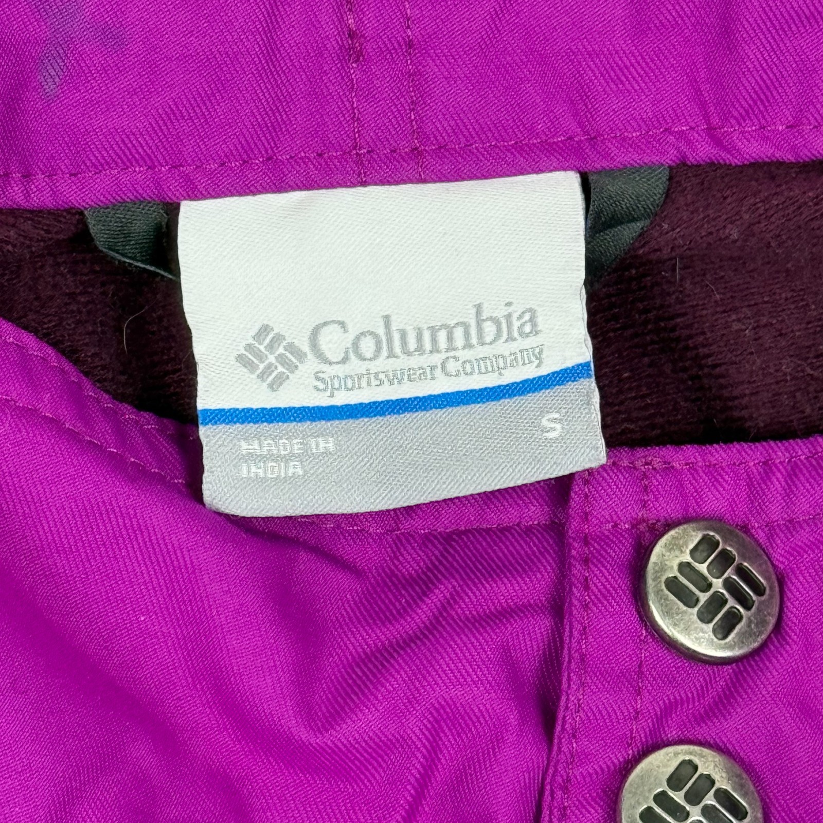 Columbia Waterproof Insulated Ski Pants Small Purple Omni Heat Tech Snowcore thumbnail 9