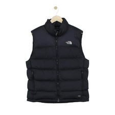 North Face Nuptse Bodywarmer Mens Size M Black Puffer 700 Down