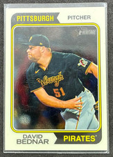 2023 Topps Heritage High Number David Bednar /999 #547