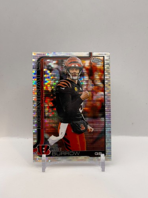 #ad #ad Joe Burrow 2025 Topps Chrome #61 Pulsar Refractor $5.00