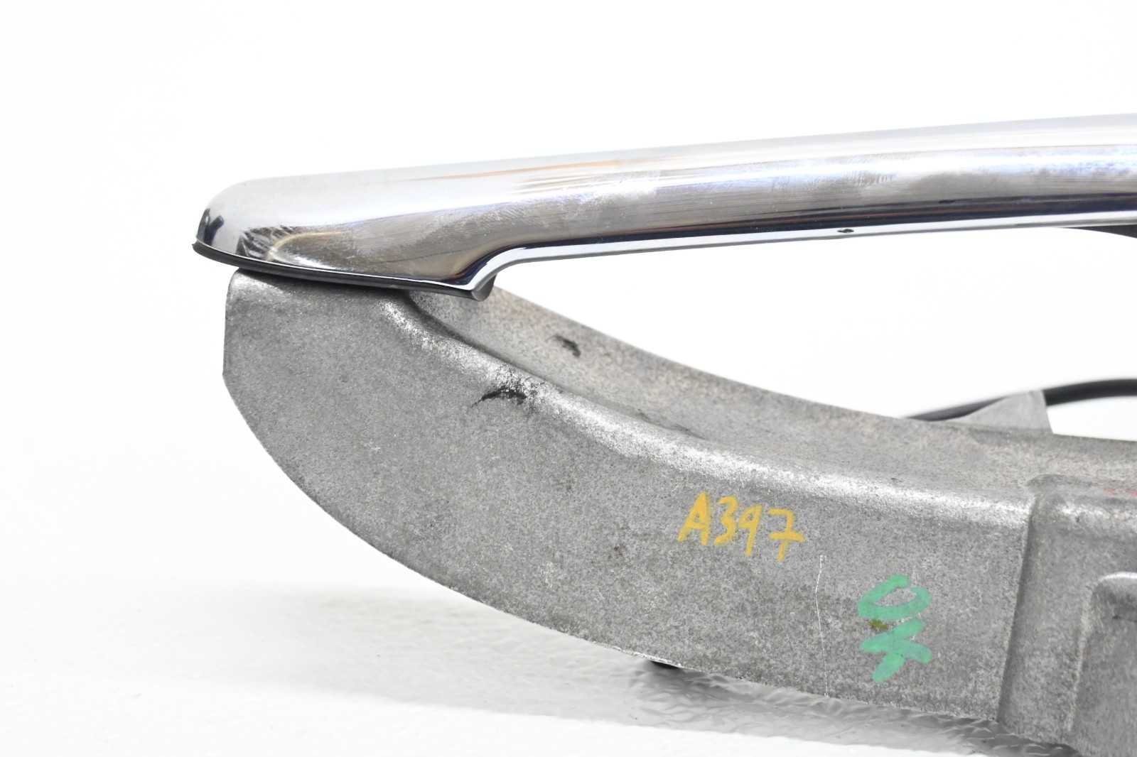 ⭐ 03-12 Maserati Quattroporte Front Right Exterior Door Grab Handle Silver Oem