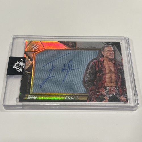 2021 Topps WWE Fully Loaded Edge Auto Royal Rumble Mat Relic
