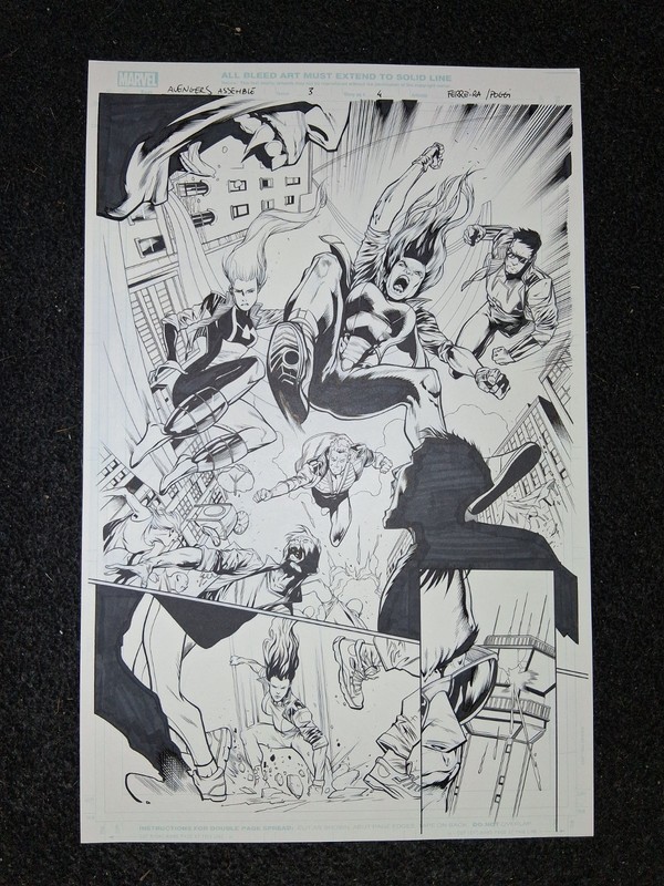 AVENGERS ASSEMBLE 3 pg 4 SEXY SHE-HULK  WONDER MAN LIGHTSPEED LIGHTNING VS VAMPS