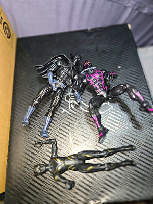 Hasbro Marvel Legends Black Panthers Lot Used.