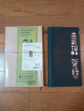 Traveler's Company Kyoto Limited Edition Notebook Leather Cover Blue