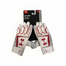 NEW Under Armour Men  s UA Yard Batting Gloves Small HeatGear Leather