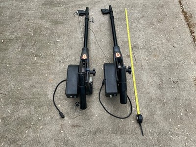 Cannon Magnum 10 Electric Downriggers (2), rod holders, adjustable booms