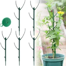 5 Pack Stackable Monstera Plant Support Stakes for Indoor & 5 Pack, Darkgreen