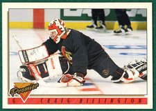 Craig Billington - 1993-94 Topps Premier #374 - Ottawa Senators Hockey Card