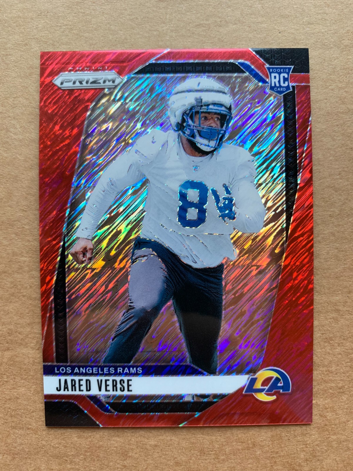 Jared Verse 2024 Panini Prizm #341 Red Shimmer FOTL Rookie RC /35 DROY