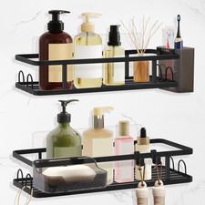 Alyvisun Mensola Doccia Senza Foratura Porta Sapone per Doccia da 4 Pezzi con