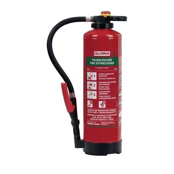 Gloria SchaumfeuerlöScher 6L AufladegeräT Brandkl.34 A 144 B M.Wandh.-image