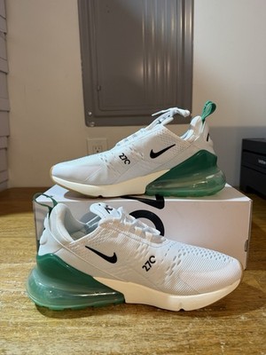 Women's Size 9-Nike Air Max 270 White Stadium/Green/Black AH6789