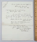March 1864 Civil War Letter General Irvin McDowell Commander @ 1st Bull Run