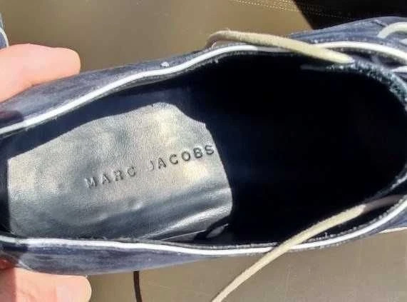 Men Marc Jacobs Heels Navy Suede 44 - Bild 2 von 4