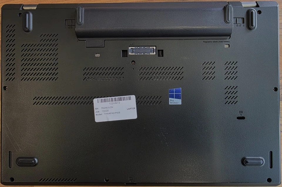 Lenovo ThinkPad P50s · i7-6500U · 16GB · 500GB, photo 3 of 5