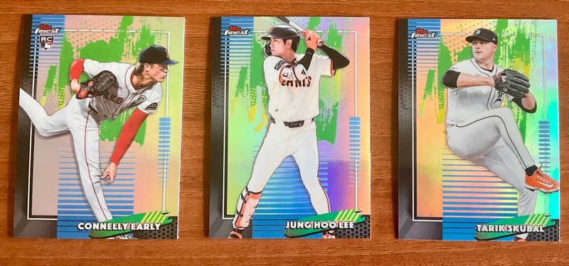 2026 Topps Finest Refractor Lot Skubal Early Jung Hoo Lee 55 56 63
