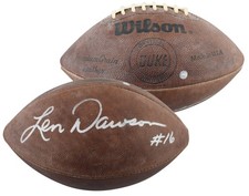 Chiefs Len Dawson Authentic Signed Official 