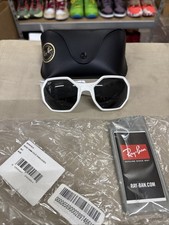 New Ray-Ban Sunglasses Acetate White Men Women RB 4337 6491/87 59 21 125 ITALY