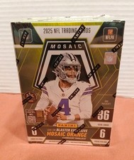 2025 panini mosaic nfl fooball booster box Amazon.com: 2025–26 Panini Mosaic Football Blaster Box – Retail Exclusive  Mosaic Parallels & Inserts – NFL Trading Cards – Sealed Retail Box :  Collectibles & Fine Art