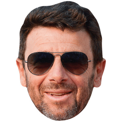 Patrick Bruel (Sunglasses) Big Head. Larger than life mask.