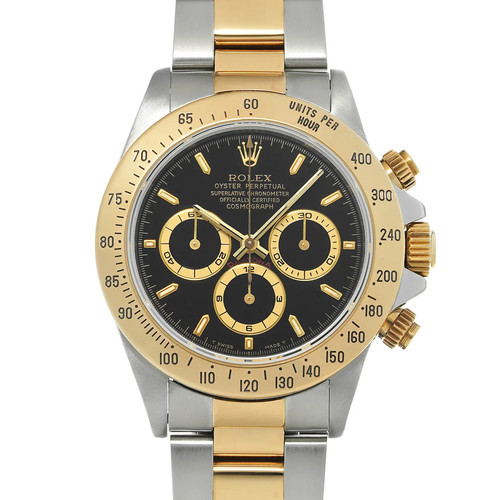Rolex Cosmograph Daytona 16523 40mm Stainless Steel Black Wris...