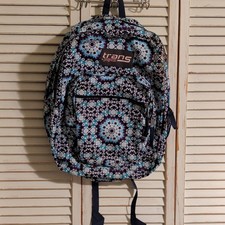 Trans by JanSport Geometric Backpack JS00TM60 Multicolor Polyester School Bag