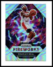 2020-21 Panini Prizm #10 Bradley Beal Fireworks Prizms Silver