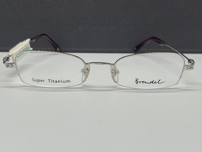 Titan Eschenbach Eyeglasses Frames Silver Chrome Small lens 8667 Brendel Rimless